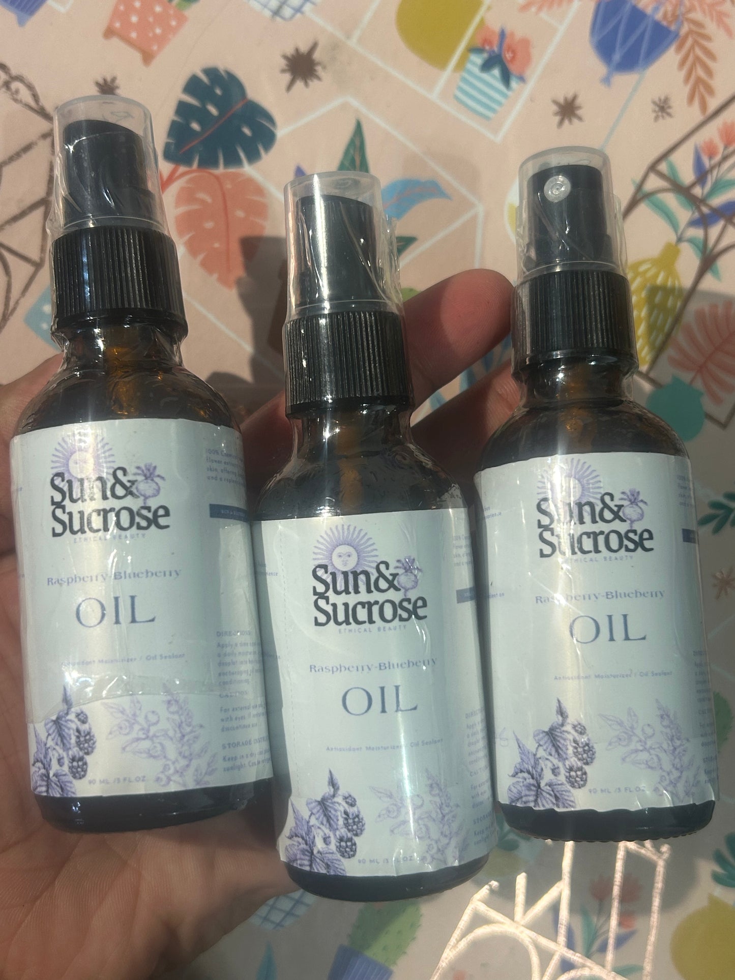 Raspberry-Blueberry Oil